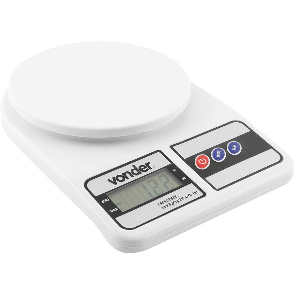 Balança Digital Para Dieta De Precisão Até 10Kg Vonder