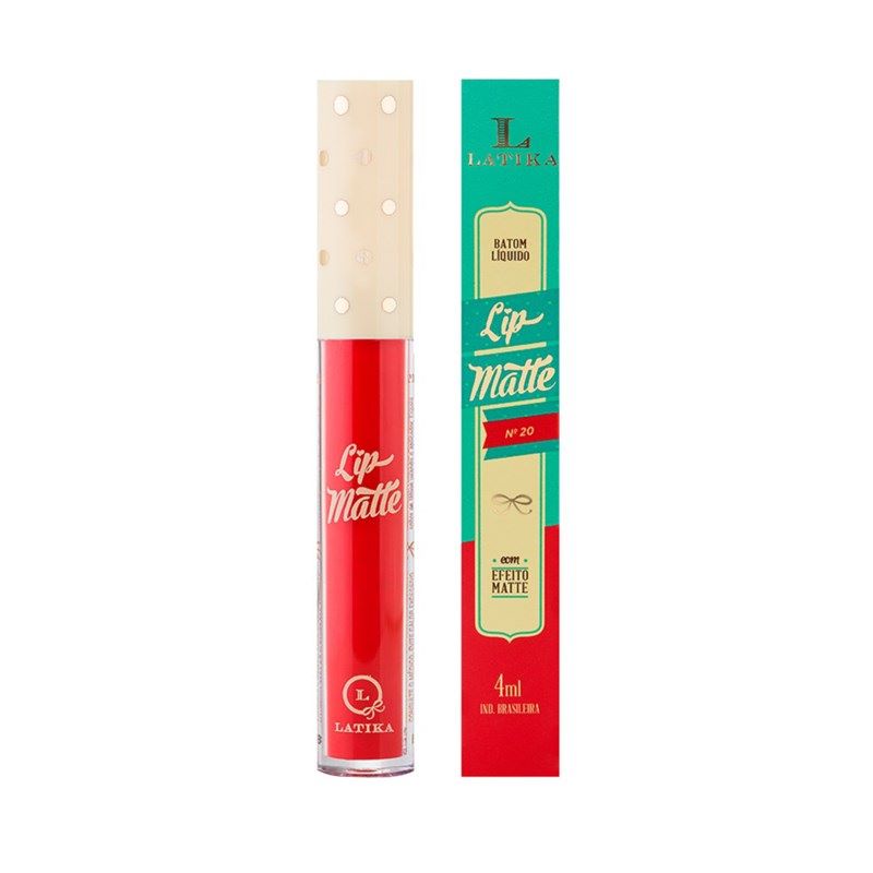 Batom Líquido Latika Lip Matte 4ml
