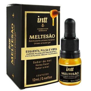 Meltesao Gel Lubrificante Esquenta Esfria Pulsa Vibra íntimo Excitante Estimulante Uso Unissex 12 Ml Intt Kit sex shop Casal