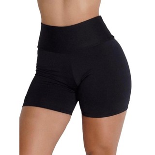 Bermuda Feminina Suplex de Academia Cintura Alta Plus Size do P ao GG