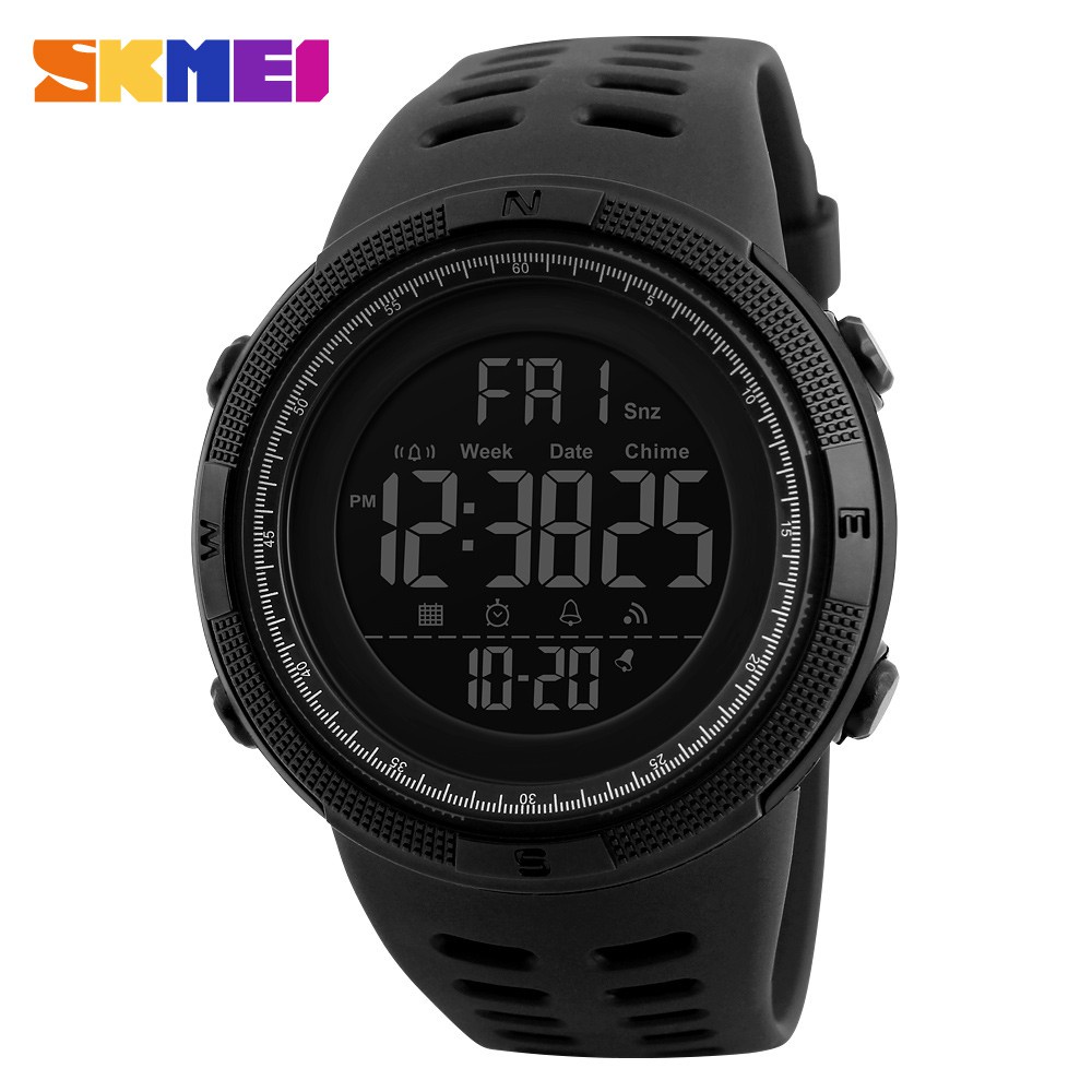 Relógios Multifunções Alarm Clock SKMEI Moda Outdoor Sports dos homens à prova d'água Digital
