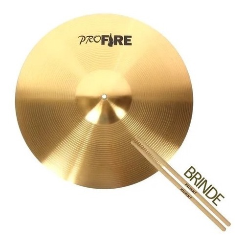 Prato De Bateria Pro Fire Alloy Ataque Attack 16 Polegadas em Oferta na Shopee
