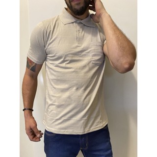Camiseta Polo Bege - REF:105.371VP
