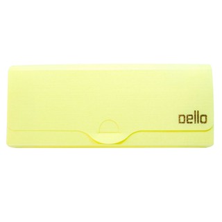 Estojo escolar plástico simples Linho Serena Amarelo pastel 8800.AP Dello