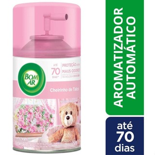Bom Ar Spray Automático Cheirinho de Talco Refil 250ML