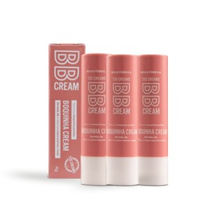 3 Lip Balm Boquinha Cream- Hidratante Labial com ácido hialurônico