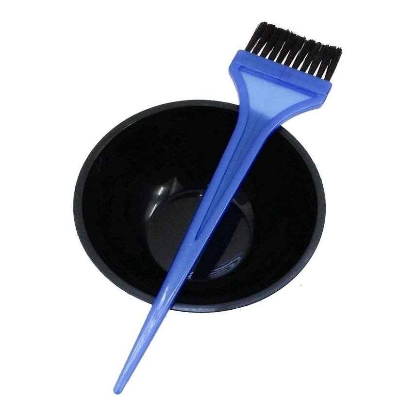 Cumbuca Tigela + Pincel Tintura Coloraçao Cabelo Barbearia