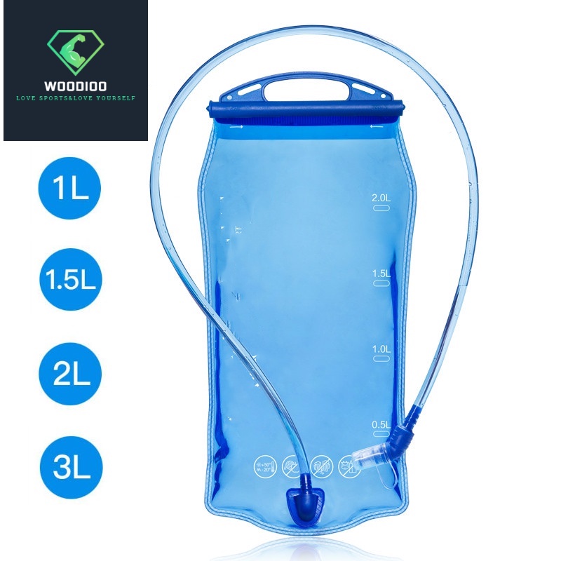 Refil Woodioo 1,5L e 2 Litros para Camelbak Bolsa De Agua Para Mochila De Hidratação Reservatório De Água Camping Trilha Trail Bike Corrida