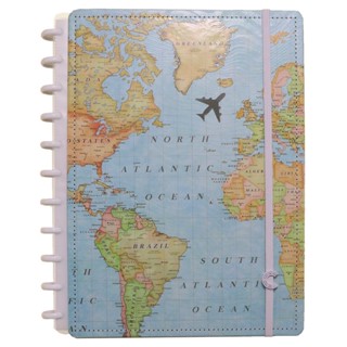 Caderno Inteligente grande Mapa Mundi CIGD4095 By Gocase