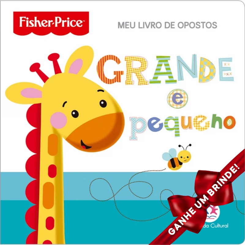 Livro Banho Fisher-Price - Opostos Ciranda Cultural Crianças Filhos Infantil Desenho