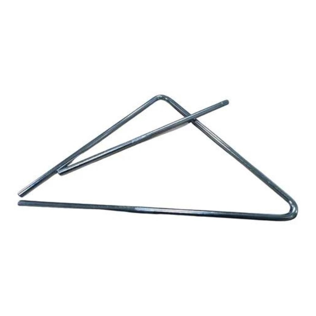Triângulo Musical Para Forró Baião Xote Profissional Cromado 25Cm Luen