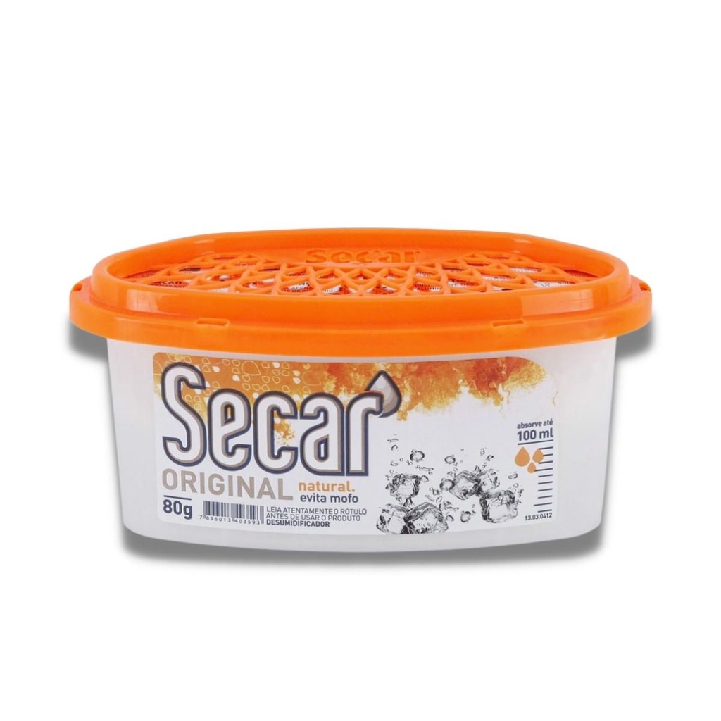 Anti Mofo Secar Original Natural 80g Desodorizador Tira Absorve Elimina Cheiro Ruim Desumificador