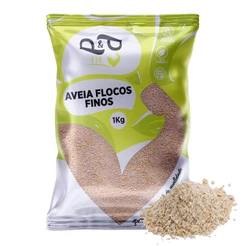 Aveia Flocos Finos 1Kg - P&P