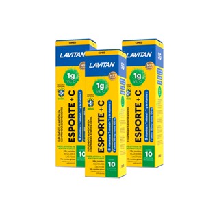 Multivitaminico Lavitan Copa Esporte Açai Guaraná 3 Caixas