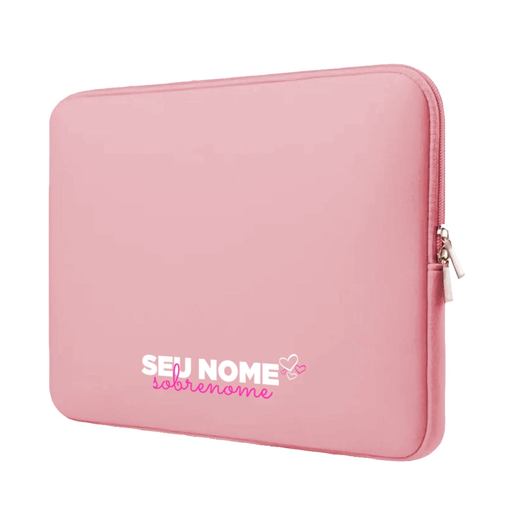 Capa Case Pasta Maleta Notebook Macbook Personalizada Neoprene 17.3/15.6/14.1/13.3/12.1/11/10.1
