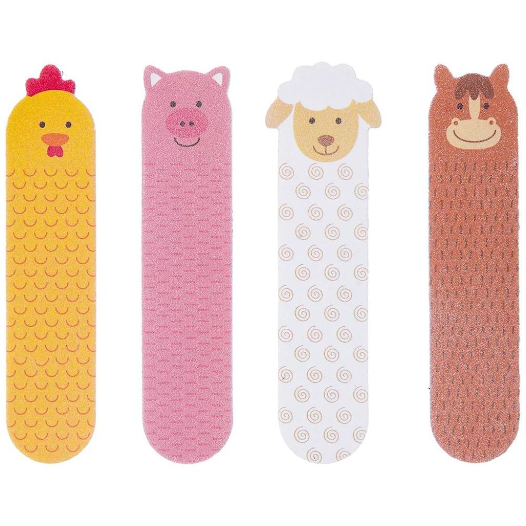 Kit Com Lixas de Unha Infantis Fazendinha 13775 - Buba em Oferta na Shopee