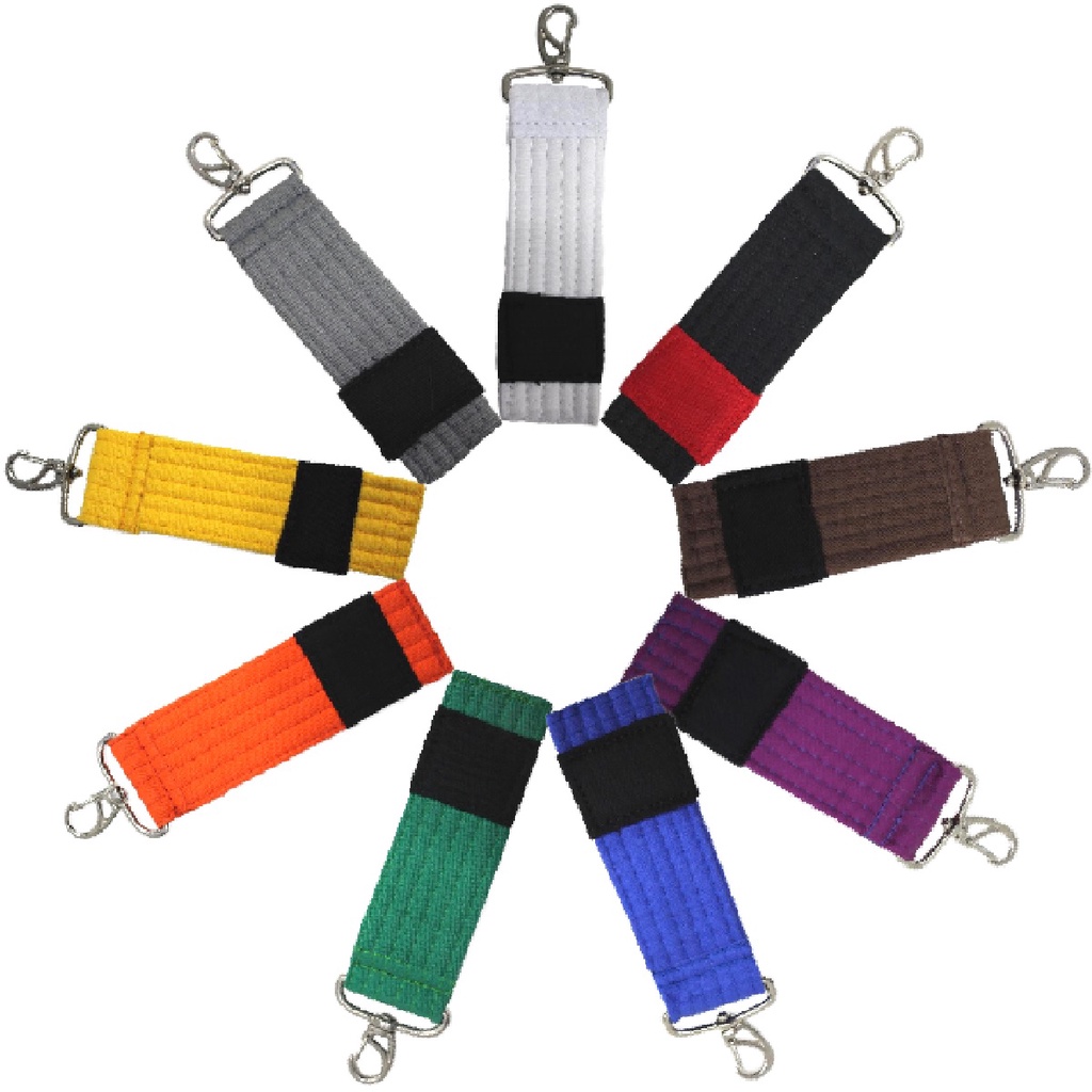 Chaveiro de Faixa Jiu Jitsu - Todas as cores em Oferta na Shopee
