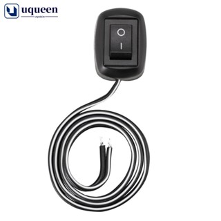 UQUEEN Universal Car Switch Paste Tipo Pasta Interruptor Com Cabo 60cm/100cm DC 12V Para Luzes De Acionamento Por Anel De Neon P9T4