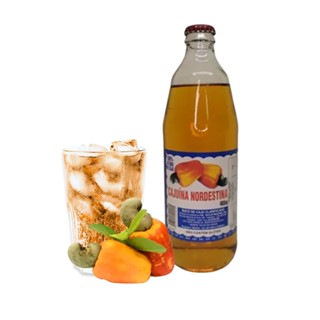 Cajuína Nordestina Garrafa de Vidro 100% Suco de Caju 480ml em Oferta na Shopee