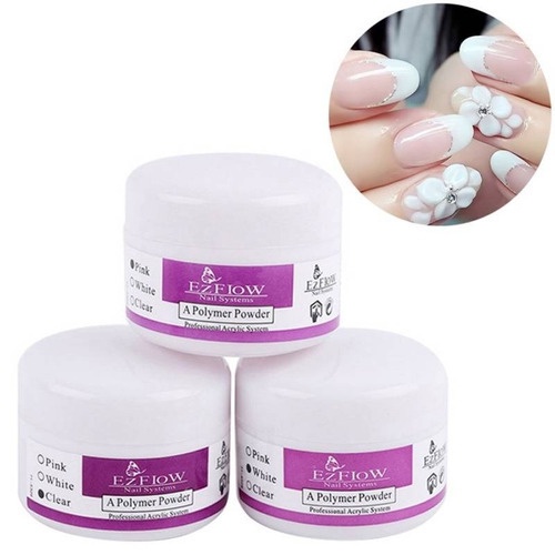 Pó Acrilico Ezflow Unha Acrigel Porcelana Nails