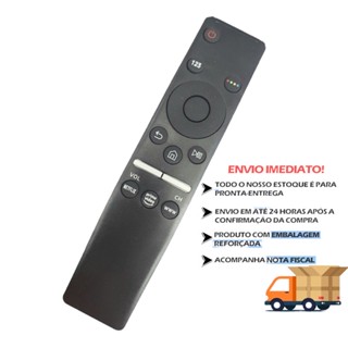 Controle Remoto compatível com a Tv Samsung 4k Smart Curva Com Tecla Netflix un40k6500agxzd, un40mu6100gxzd un40ku6000gx