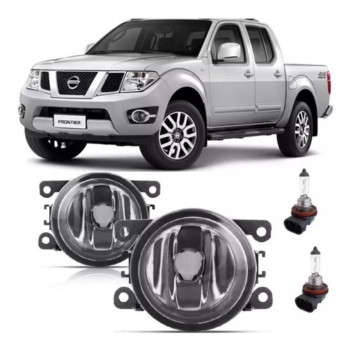 Par Farol De Milha Nissan Frontier 2013 2014 2015 2016 + Lâmpada