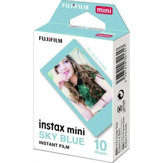 Filme Instantâneo Fujifilm Instax Mini Sky Blue (10 fotos) em Oferta na Shopee