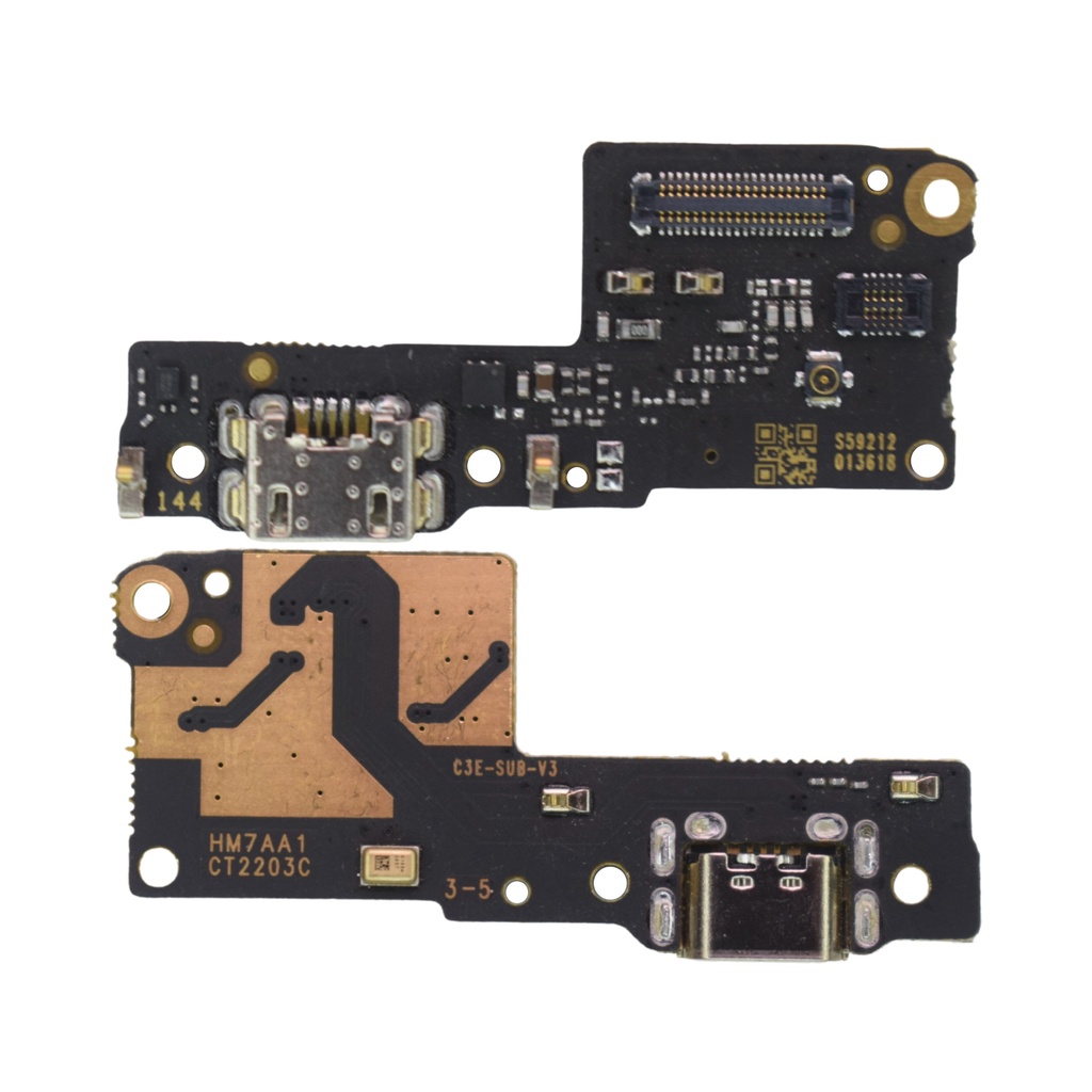 Placa Flex Flat Conector Carga Microfone Compatível Redmi 7a Original