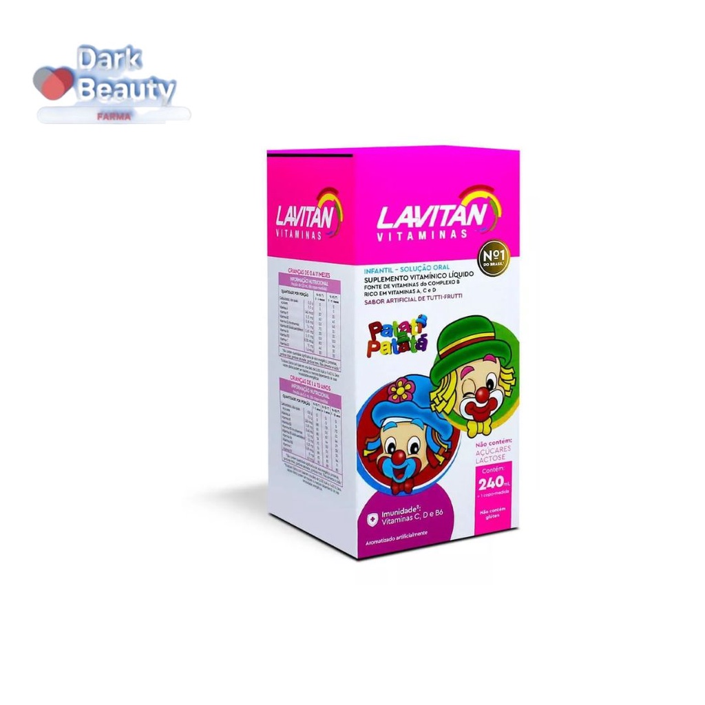 Suplemento Vitamínico Infantil Lavitan Patati Patatá 240ml - Cimed