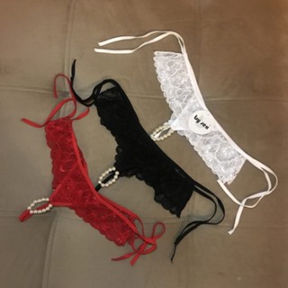Calcinha Luxuosa Tailandesa Com Pérolas Eroticas Tamanho normal e Plus size