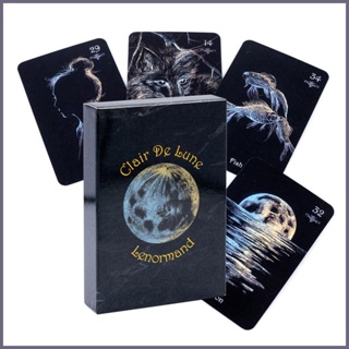 Lua Lenormand Tarô Inglês Jogo De Tabuleiro De Festas Familiares Cartões Oracle De Adivinhação fitshobr em Oferta na Shopee