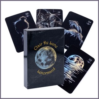 Lua Lenormand Tarô Inglês Jogo De Tabuleiro De Festas Familiares Cartões Oracle De Adivinhação fitshobr