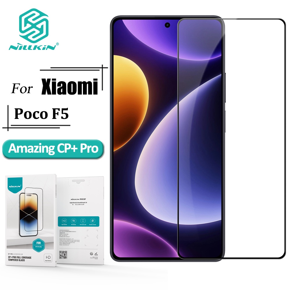 Tela NILLKIN CP + Pro Série Vidro Temperado Para Redmi Nota 12 Turbo/Poco F5 9H Protetor De Anti Explosão - Mobile & Gadgets