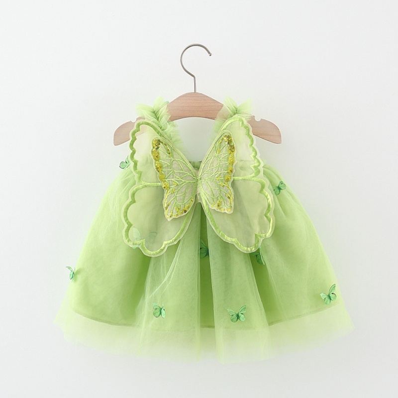 Vestido De Bebê Moda De Verão Princesa Para Meninas Malha Linda Lovely Wings em Oferta na Shopee