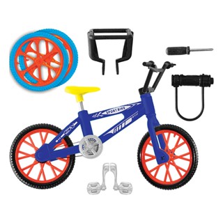 Brinquedo Bicicleta De Dedo Miniatura Kit Com 7 Acessorios - Art Brink