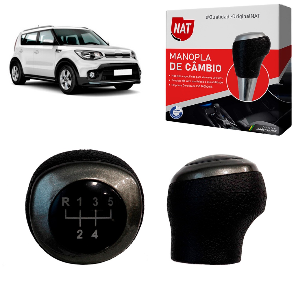 Manopla de Câmbio Kia Soul Ano 2010 Até 2014 C/ 5 Marchas em Oferta na Shopee