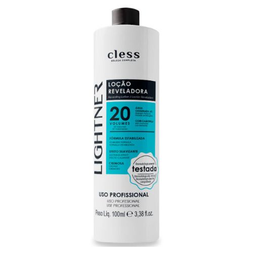 Água Oxigenada Lightner 20 volumes 100ml - Cless
