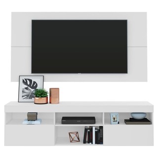 Rack com Painel TV 65" Suspenso Flórida Multimóveis V3299 em Oferta na Shopee