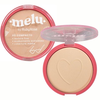 Pó Facial Compacto Melu - Ruby Rose em Oferta na Shopee
