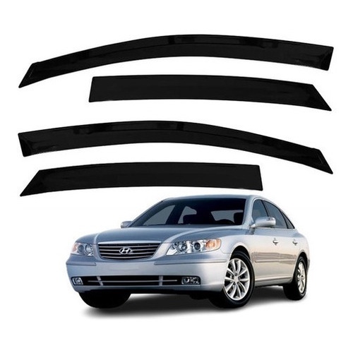 Calha de Chuva Defletor Hyundai Azera 2008 a 2011 4 Portas Ecoflex