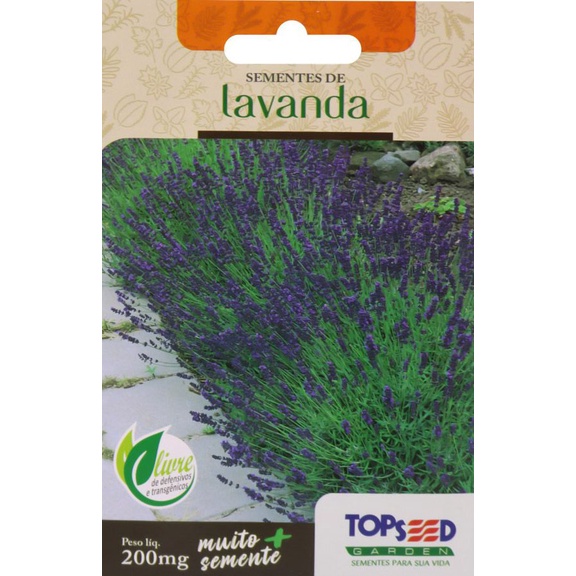 Sementes de Lavanda - Topseed Linha Tradicional