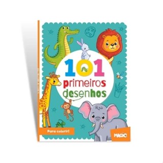 Livro Para Colorir - 101 Meus Primeiros Desenhos