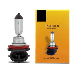 Lâmpadas Linha Code Halógenas 2 Peças Com Encaixe H16 19W 12V 4300K Iluminação Clara E Nítida