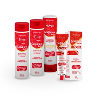 KIT NOVEX CICATRIZAÇÃO DE FIOS CUIDADOS DIÁRIOS