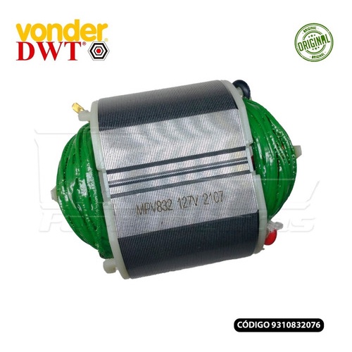 Estator Bobina 110v P/ Martelete Vonder Mpv832 Dwt Mpd832