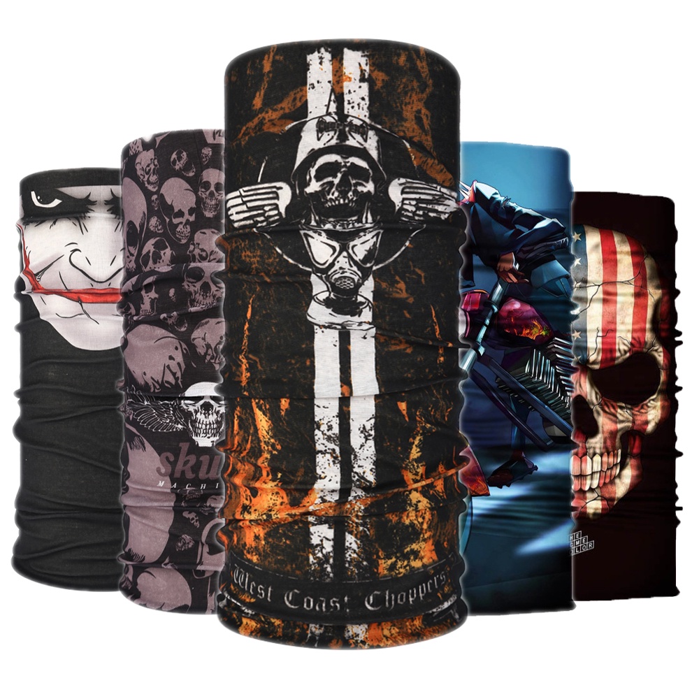 Anti-Pó UV Buff Bandana Head Scarf Motocicleta Lenço De Cabeça De Pesca Esportiva Topeng Headband Outdoor