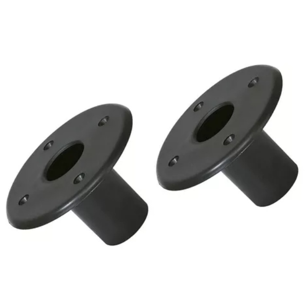 2 Suporte Copo Chapéu Para Pedestal De Caixa De Som Caixa Profissional de Plástico