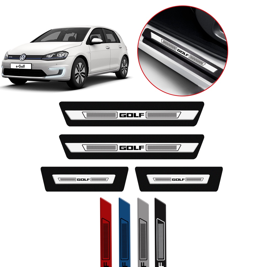 Soleira de Porta na Cor do Carro para Volkswagen Golf 2010 em diante