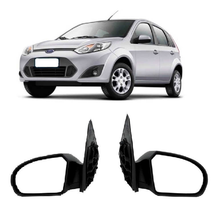 Retrovisor Fiesta Hatch Sedan 2003 Até 2013 Sem Controle