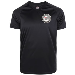 Camisa Corinthians Retrô 1934 Raridade Dry Preta Masculina